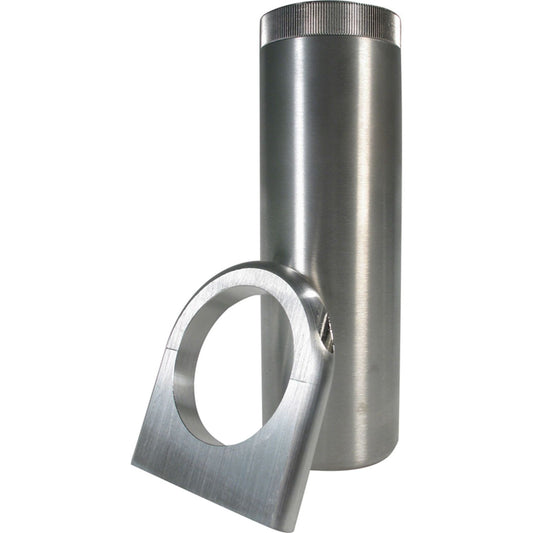 Borgeson - Fluid Reservoir - P/N: 800601 - Remote mount power steering reservoir. Aluminum. Includes bracket and hardware.