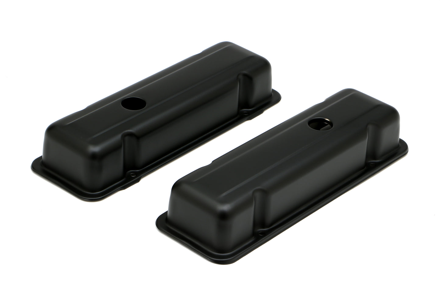 Trans-Dapt Performance Gm 3.8L V6 Asphalt Black Powder Coated Valve Covers 8695