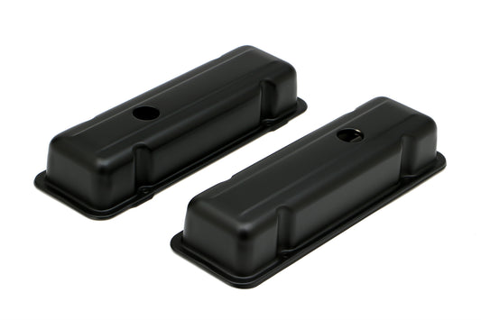 Trans-Dapt Performance Gm 3.8L V6 Asphalt Black Powder Coated Valve Covers 8695