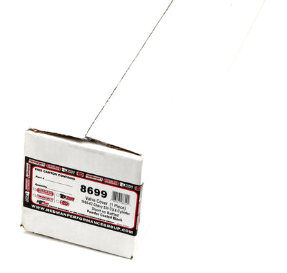 Trans-Dapt Performance Gm 50-62 235 I6 Asphalt Black Powder Coated Valve Cover 8699