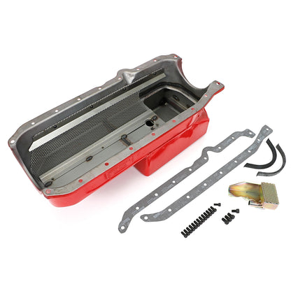 HAMBURGER'S PERFORMANCE PRODUCTS ECONO-SERIES OIL PAN; SB CHEVY (305-350) 1986-99- DRAG RACE; 7 QTS.; WET SUMP 1038