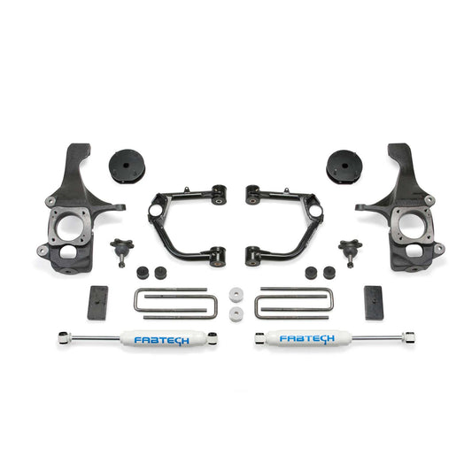 Fabtech 4" UCA KIT W/BJS & PERF SHKS 07-15 TOYOTA TUNDRA 2WD/4WD K7028
