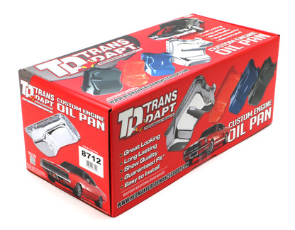 Trans-Dapt Performance Bb Mopar Asphalt Black Oil Pan 8712