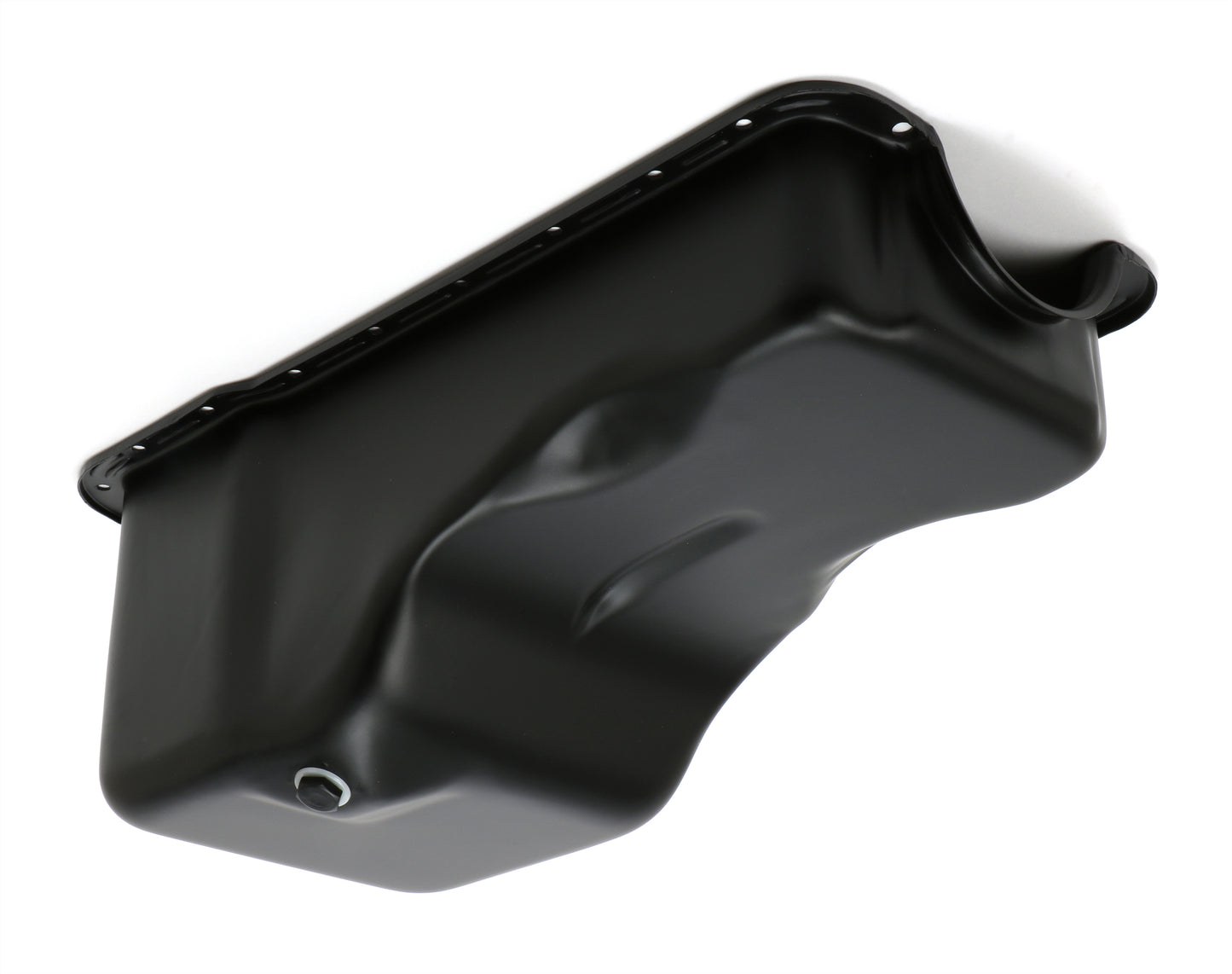 Trans-Dapt Performance Sb Ford Asphalt Black Powder Coated Oil Pan 8713