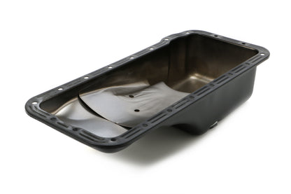 Trans-Dapt Performance 1958-76 Ford 352 360 390 406 427 428 (Not Cobrajet 428); Front Sump Oem Style Oil Pan- Asphalt Black (Stock Capacity) 8716