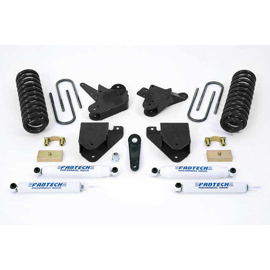 Fabtech 6" BASIC SYS W/PERF SHKS 01-04 FORD F250/350 2WD &00-05 EXCURSION 2WD W/7.3L DIE K2100