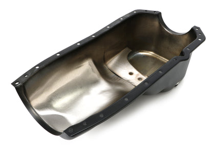 Trans-Dapt Performance Olds Asphalt Black Powder Coated Oil Pan 8724