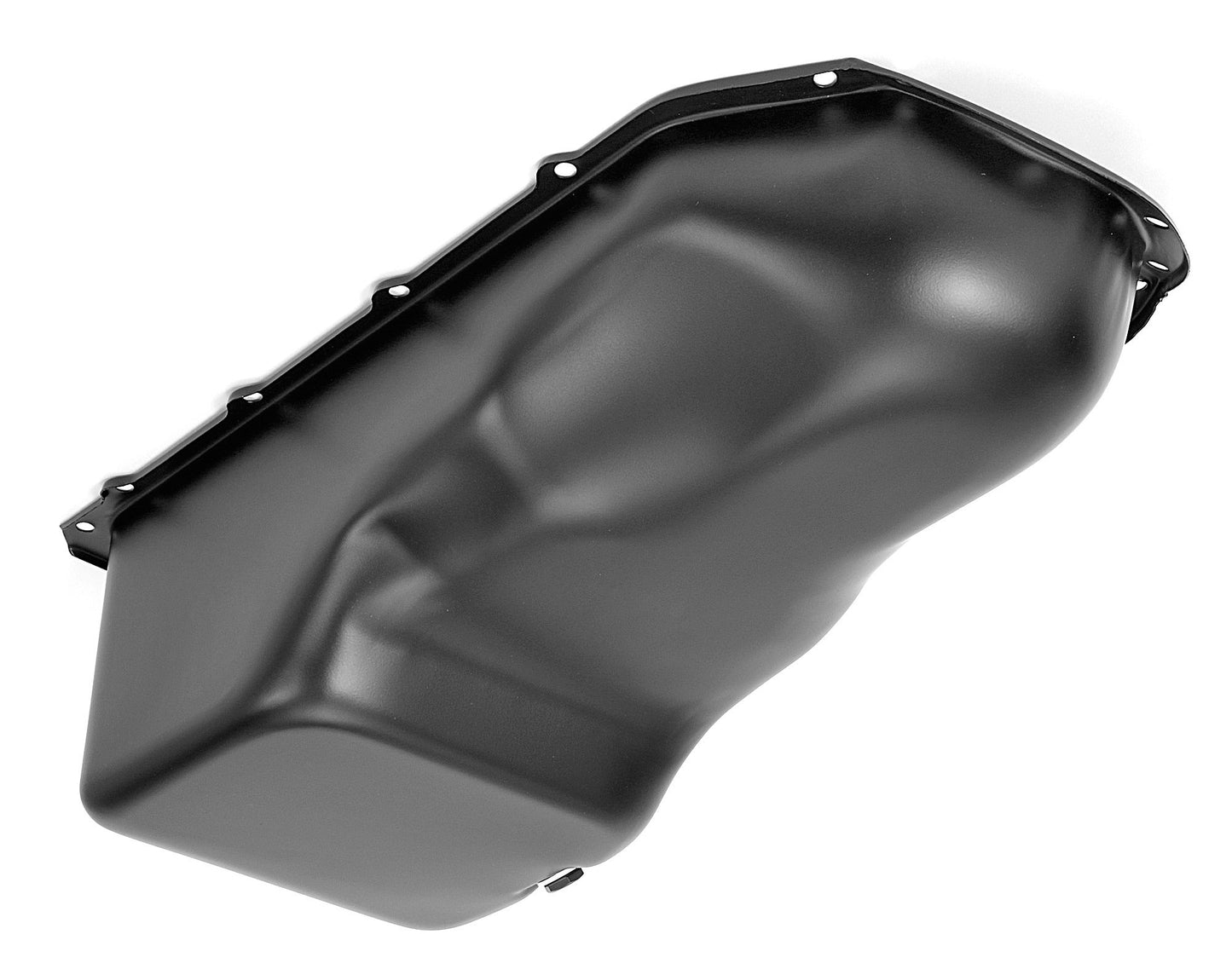 Trans-Dapt Performance Pontiac Asphalt Black Powder Coated Oil Pan 8725