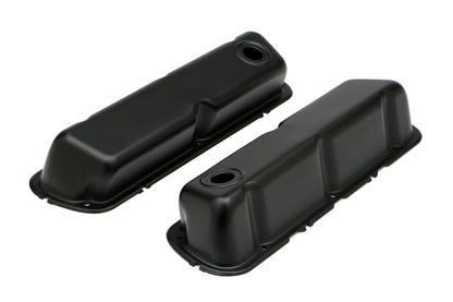 Trans-Dapt Performance Sb Ford Asphalt Black Powder Coated Valve Covers 8730