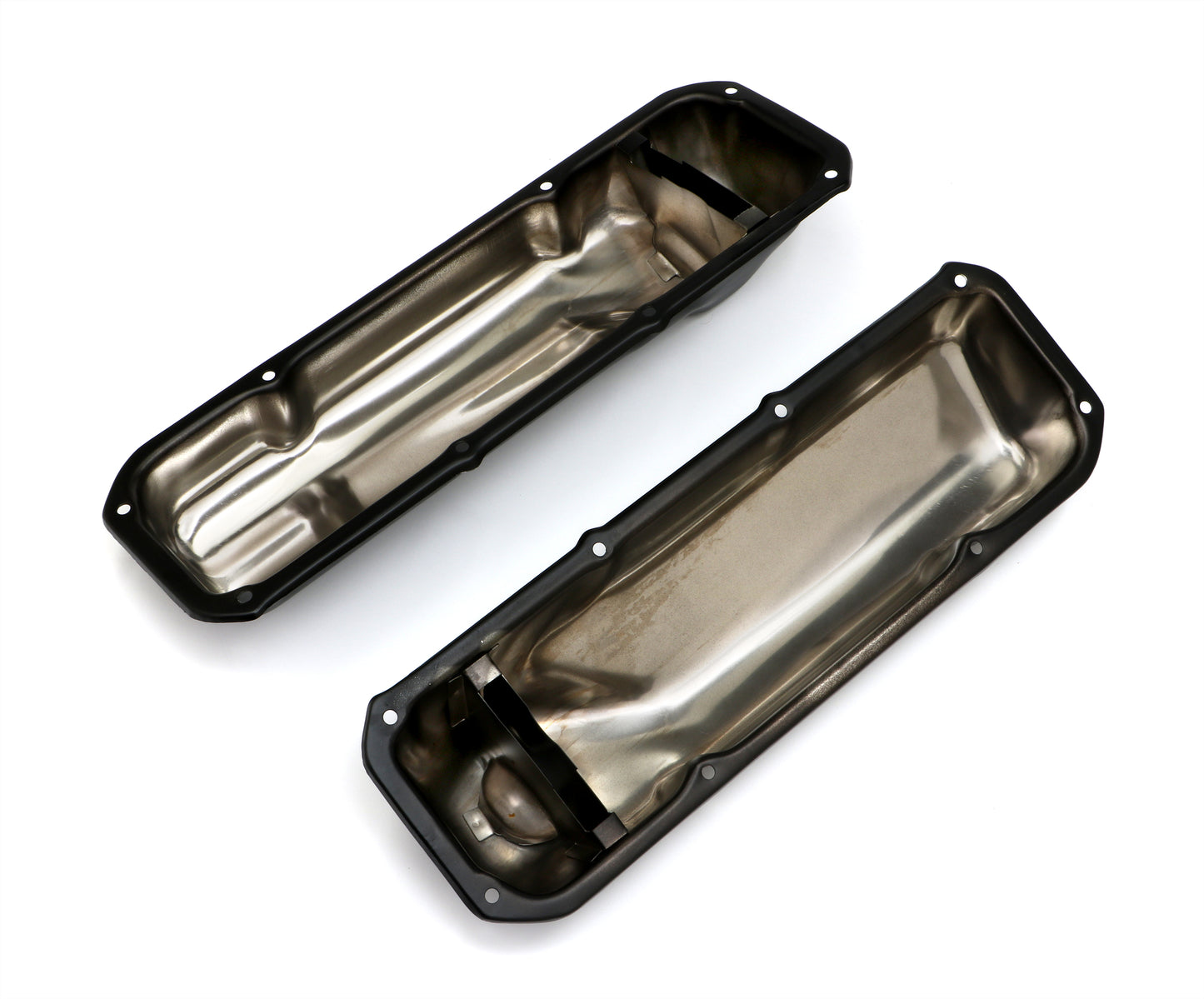 Trans-Dapt Performance Ford 351C Asphalt Black Powder Coated Valve Covers 8731