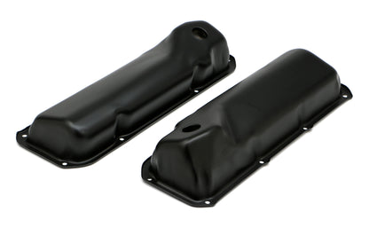 Trans-Dapt Performance Ford 351C Asphalt Black Powder Coated Valve Covers 8731