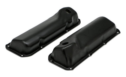 Trans-Dapt Performance Ford 351C Asphalt Black Powder Coated Valve Covers 8731