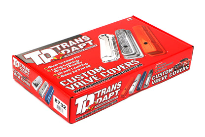 Trans-Dapt Performance Ford 429-460 Asphalt Black Powder Coated Valve Covers 8732
