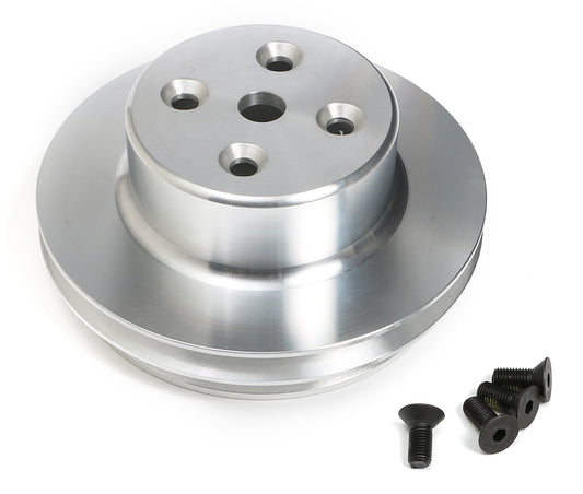 Trans-Dapt Performance Water Pump Pulley Aluminum Bb Chevy Lwp Machined Finish 8735