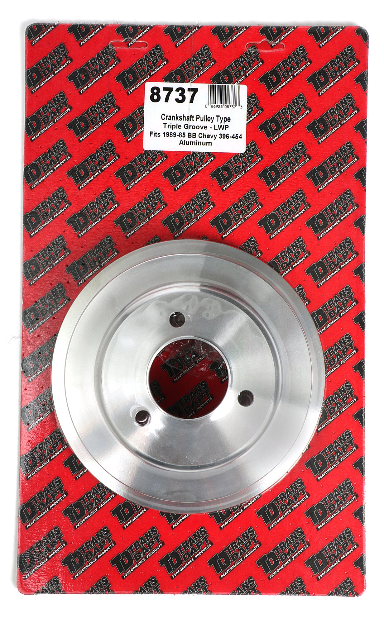 Trans-Dapt Performance Crankshaft Pulley Aluminum Bb Chevy Lwp Machined Finish 8737