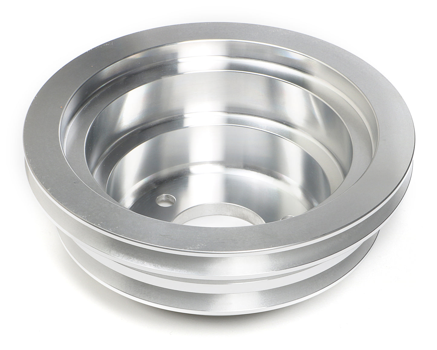 Trans-Dapt Performance Crankshaft Pulley Aluminum Bb Chevy Lwp Machined Finish 8737