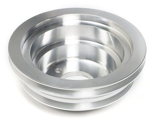 Trans-Dapt Performance Crankshaft Pulley Aluminum Bb Chevy Lwp Machined Finish 8737