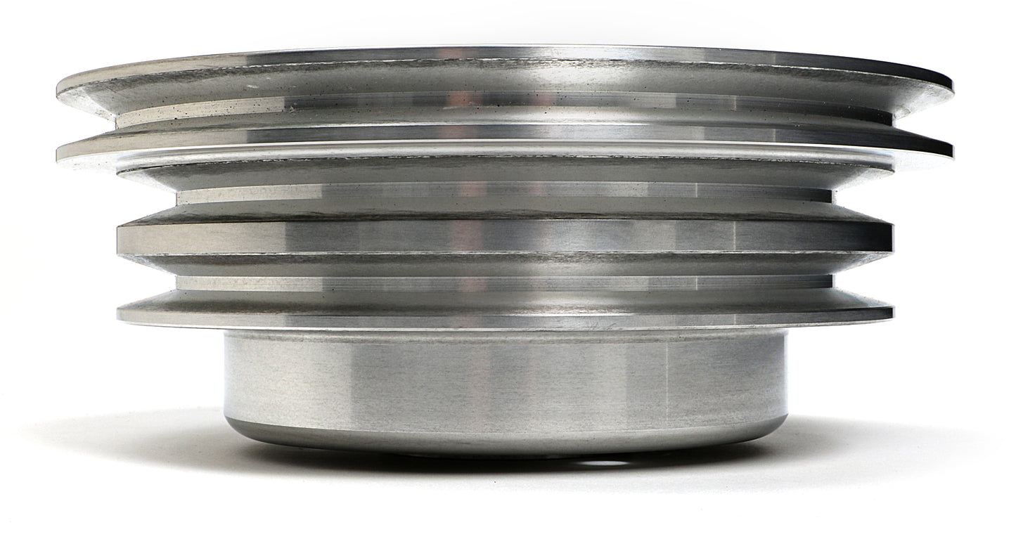 Trans-Dapt Performance Crankshaft Pulley Aluminum Bb Chevy Lwp Polished Finish 8738