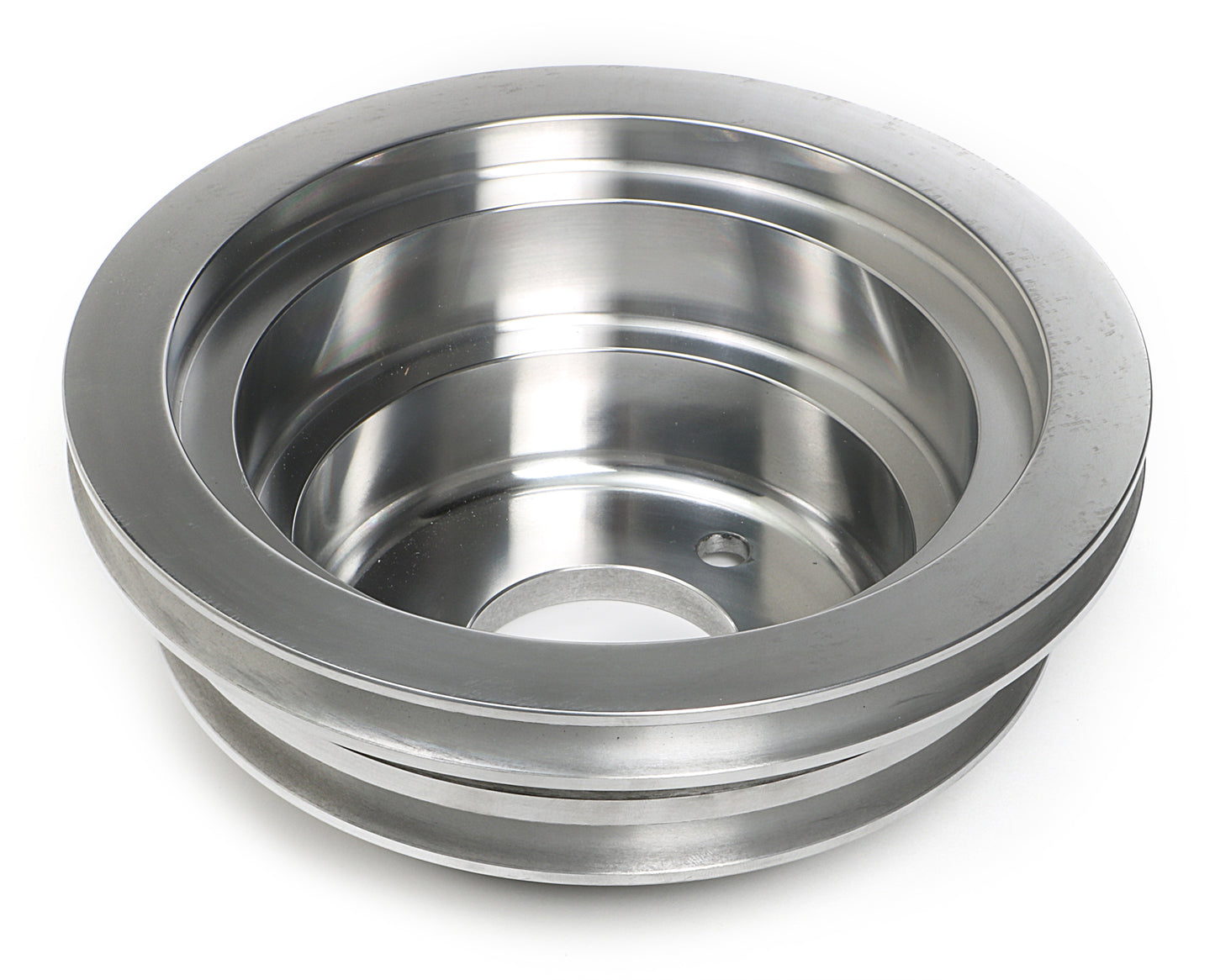 Trans-Dapt Performance Crankshaft Pulley Aluminum Bb Chevy Lwp Polished Finish 8738