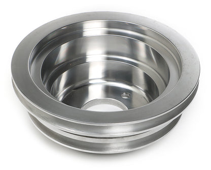 Trans-Dapt Performance Crankshaft Pulley Aluminum Bb Chevy Lwp Polished Finish 8738