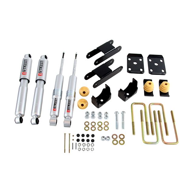 BELLTECH 1100SP LOWERING KIT 2018-2021 Chevrolet Colorado/Canyon (Ext/Crew Cab Short Bed) 0 in.-3 in. F/ 4 in. R W/ Street Performance Shocks