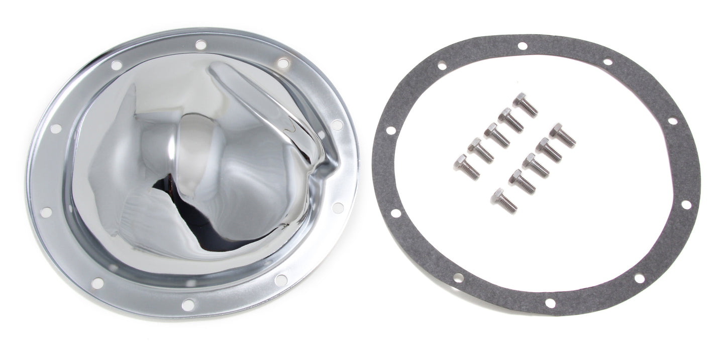 Trans-Dapt Performance Gm Intermediates / 1/2 Ton Trucks (10 Bolt) Complete Chrome Differential Cover Kit 8780