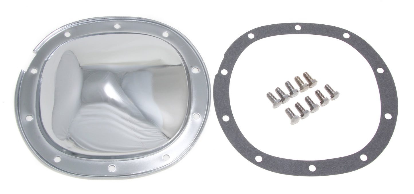 Trans-Dapt Performance Chevy Camaro And S10 (10 Bolt) Complete Chrome Differential Cover Kit 8786