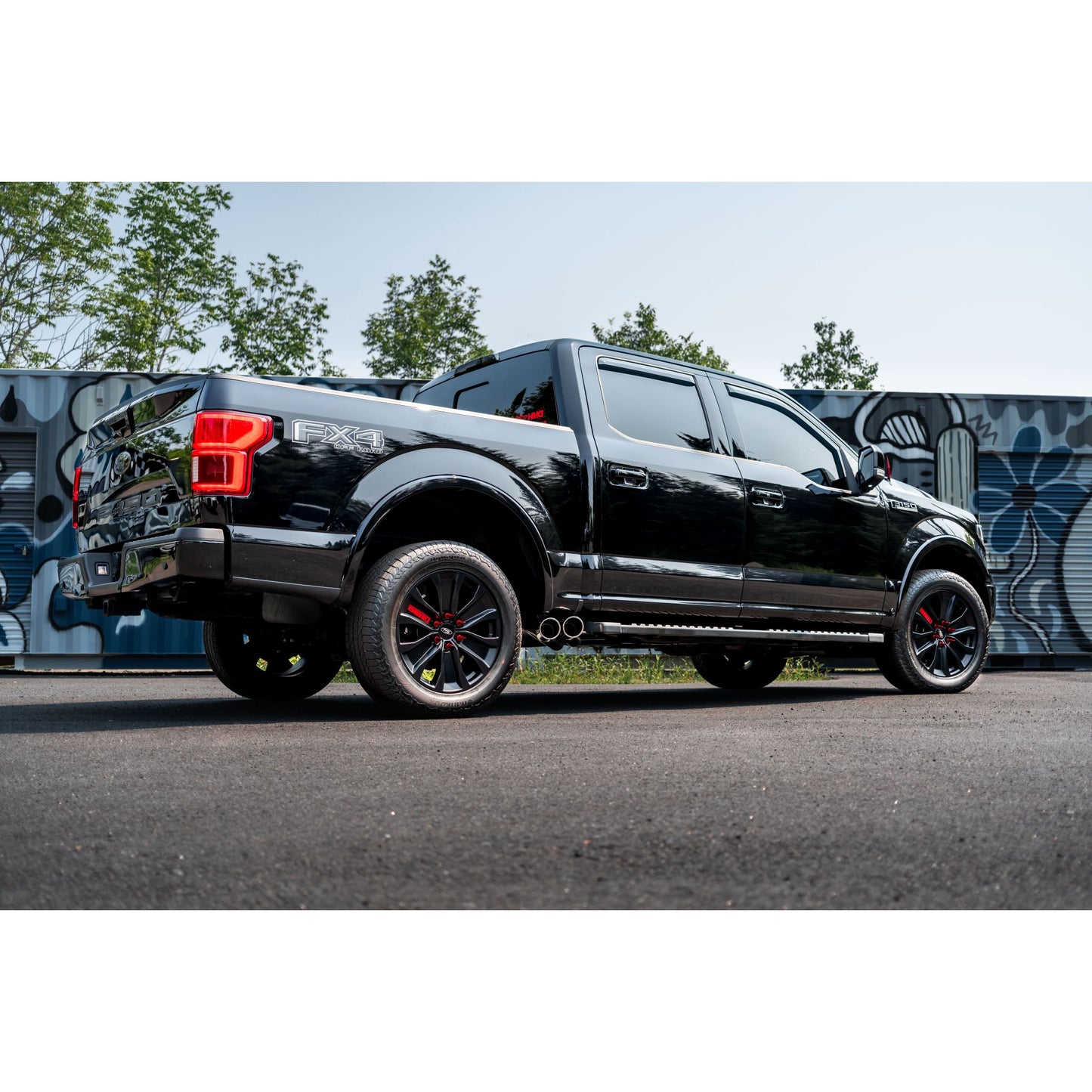MBRP Exhaust 3in. Cat Back; Pre-Axle Dual Outlet; Black Coated; Street Version S5262BLK