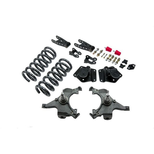 BELLTECH 792 LOWERING KITS Front And Rear Complete Kit W/O Shocks 1995-1999 Chevrolet Tahoe/Yukon (4DR only) 3 in. F/4 in. R drop W/O Shocks