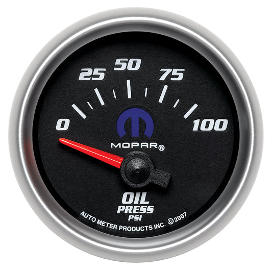 AutoMeter 2-1/16 in. OIL PRESSURE 0-100 PSI MOPAR 880015