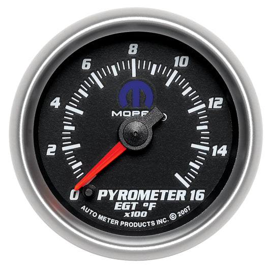 AutoMeter 2-1/16 in. PYROMETER 0-1600 Fahrenheit MOPAR 880017