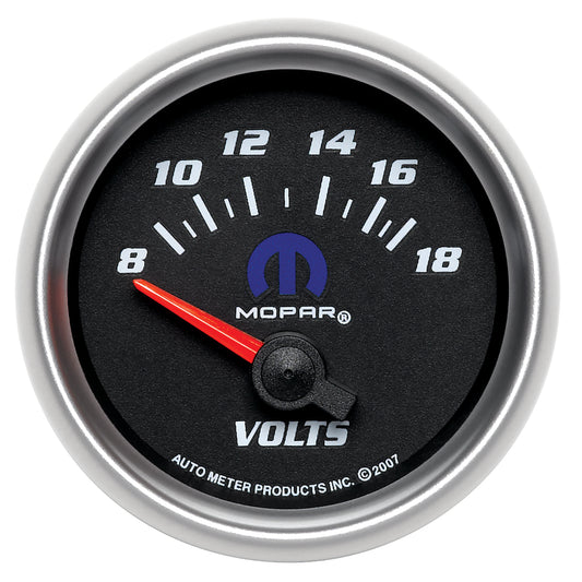 AutoMeter 2-1/16 in. VOLTMETER 8-18V MOPAR 880021