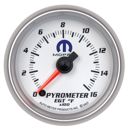 AutoMeter 2-1/16 in. PYROMETER 0-1600 Fahrenheit MOPAR 880031