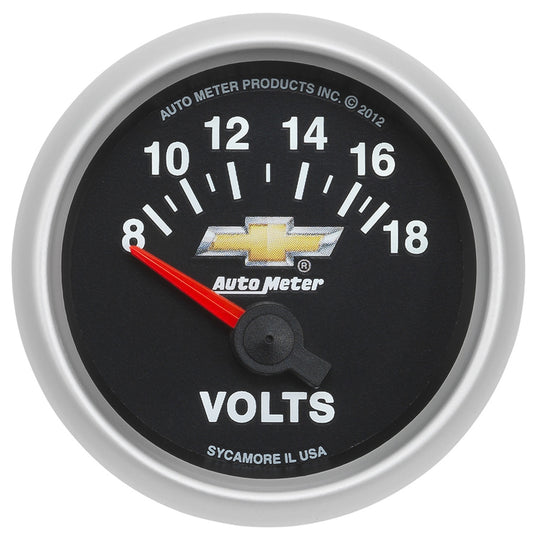 AutoMeter 2-1/16 in. VOLTMETER 18V ELECTRIC GM COPO CAMARO 880444
