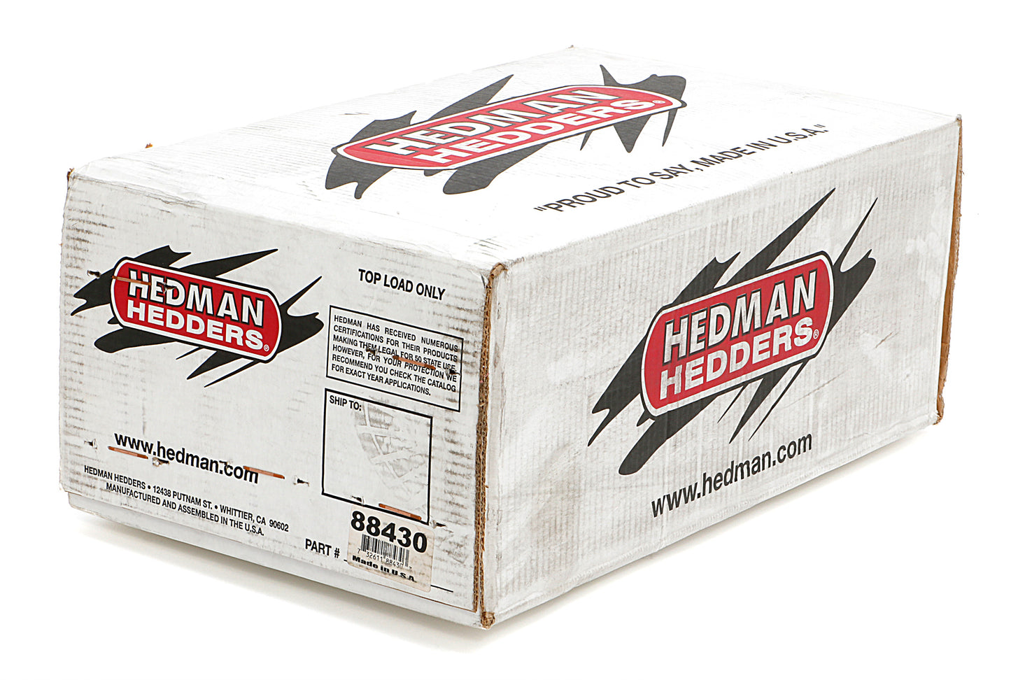Hedman Hedders FLATHEAD STREET ROD BLOCK HUGGERS- UNCOATED 88430