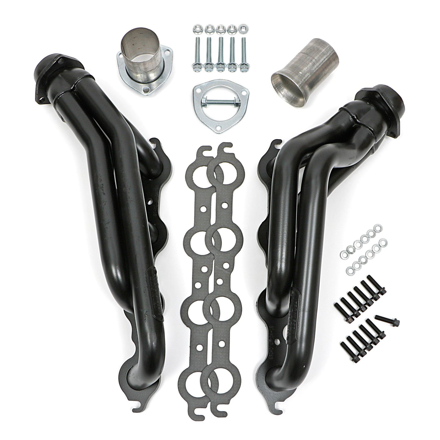 Hedman Hedders HEDMAN HEADERS 1982-04 CHEVY/GMC S10/S15 (2WD) LS SWAP HEADERS; 1-1/2 IN. MID-LENGTH TUBE; 2-1/2 IN. BALL COLLECTOR- UNCOATED 69040