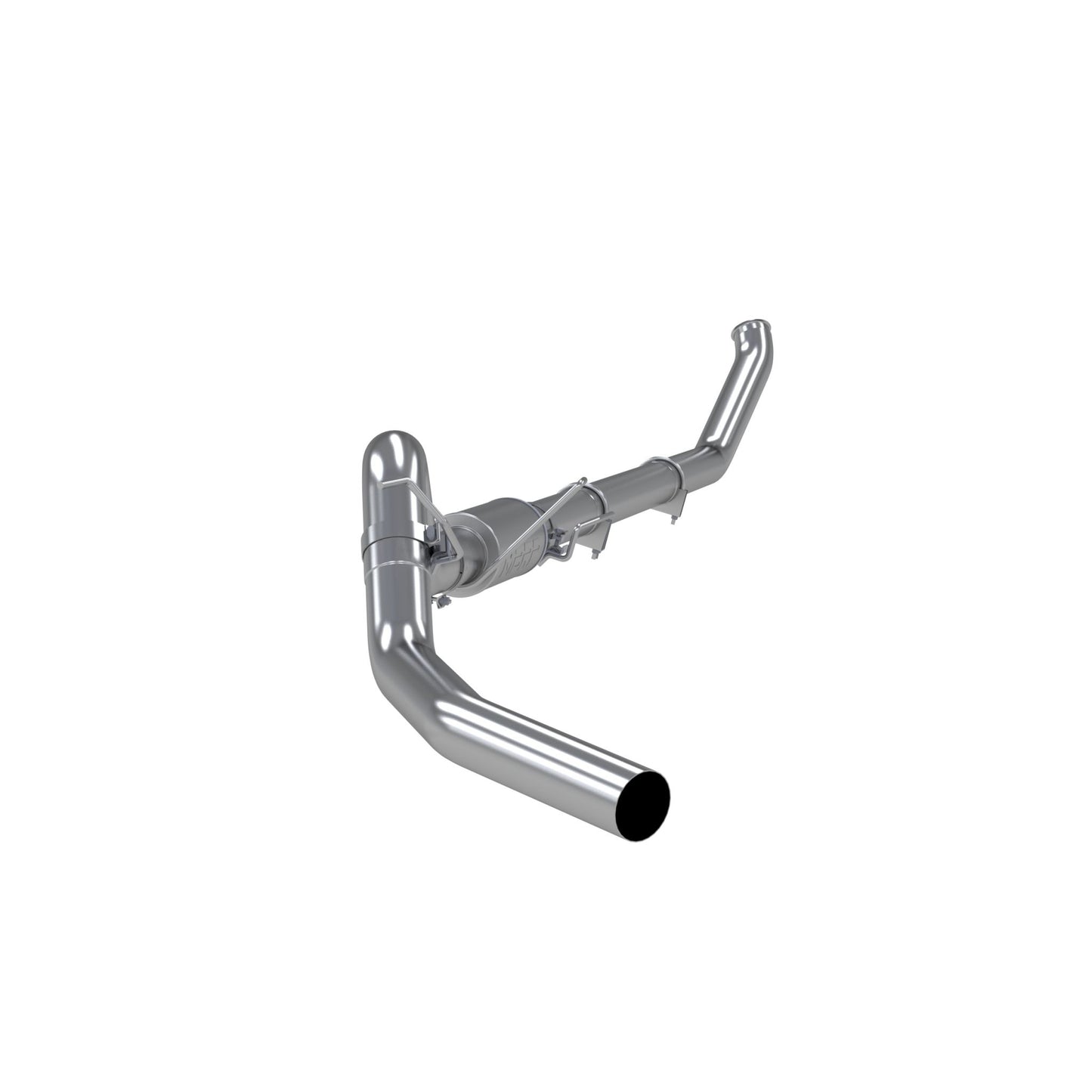 MBRP Exhaust 4in. Turbo Back; Single Side (4WD only); AL S6104P