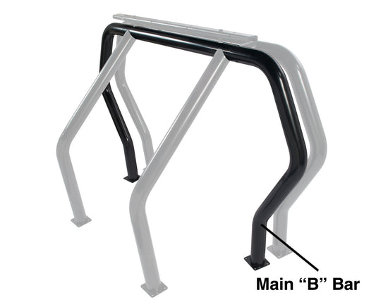 Go Rhino 93002B Bed Bar Compenent "B" Main Bar Black Powdercoat