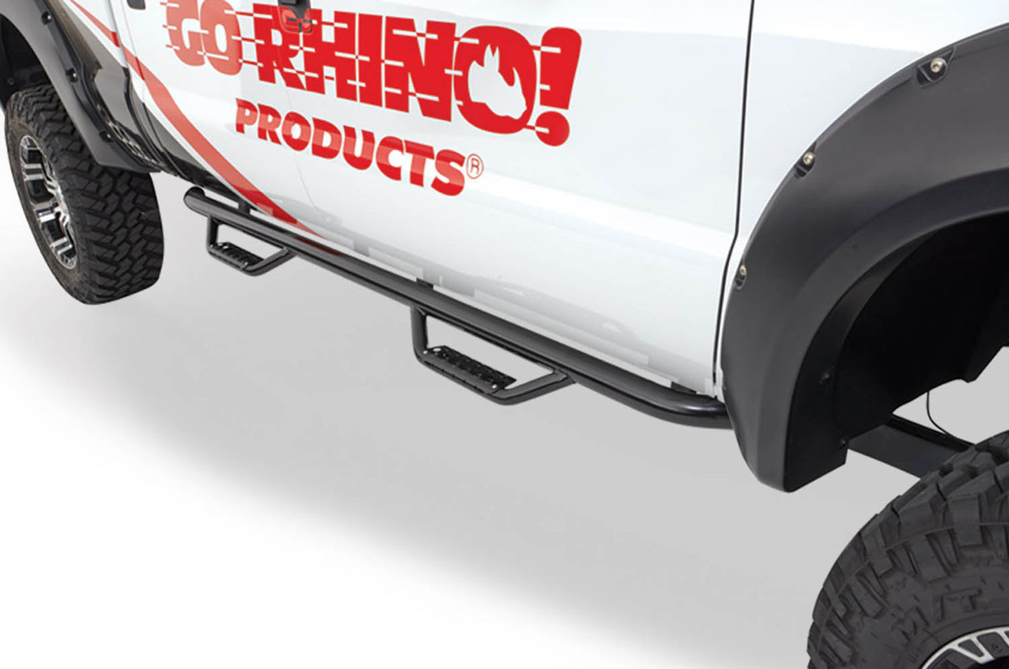 Go Rhino D24351B Dominator Classic D2 SideSteps With Mounting Bracket Kit Black Powder Coat