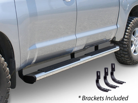 Go Rhino 686404787PS 6" OE Xtreme SideSteps With Mounting Bracket Kit Polished Stainless Steel
