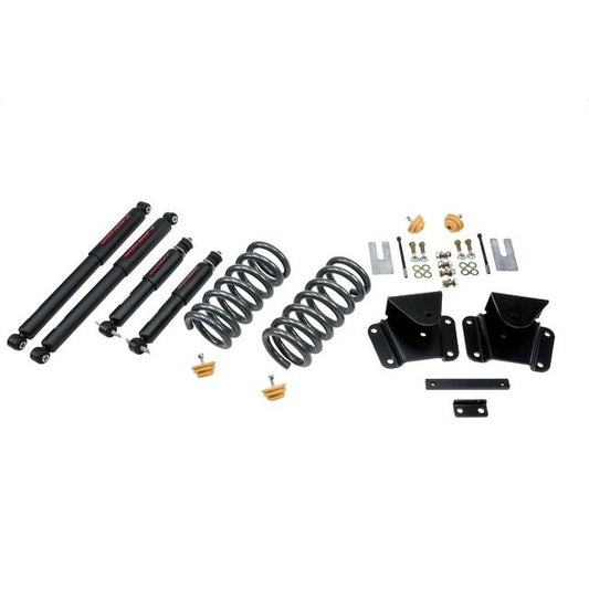 BELLTECH 803ND LOWERING KITS Front And Rear Complete Kit W/ Nitro Drop 2 Shocks 1997-2004 Dodge R/T 1 in. F/2 in. R drop W/ Nitro Drop II Shocks