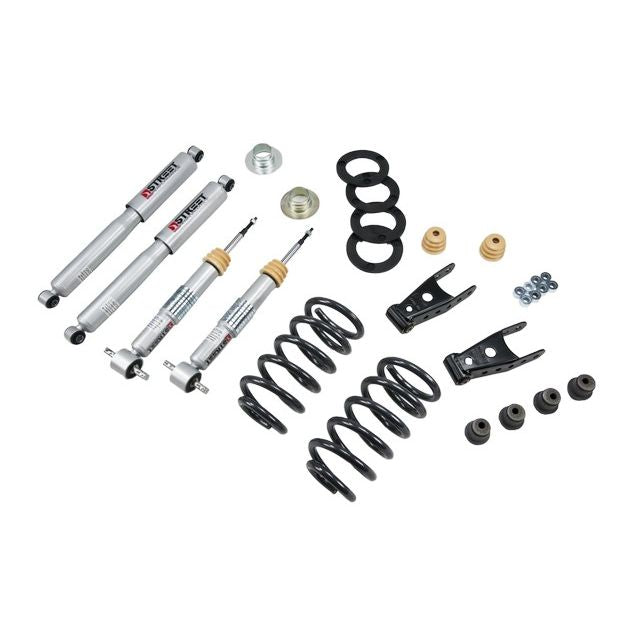 BELLTECH 649SP LOWERING KITS Front And Rear Complete Kit W/ Street Performance Shocks 2007-2013 Chevrolet Silverado/Sierra (Ext Cab & Crew Cab) 1 in. or 2 in. F/2 in. or 3 in. R drop W/ Street Performance Shocks