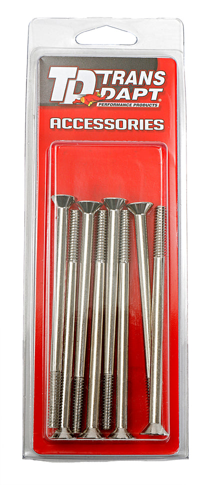 Trans-Dapt Performance Bolts For Short Aluminum (Only) Center Bolt Valve Covers (8 Bolts)- Stainless Steel 8899