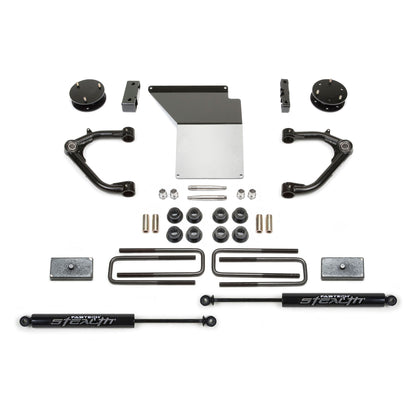 Fabtech 3" UNIBALL UCA SYS W/ STEALT 14-18 GM C/K1500 P/U W/ OE ALM OR STMP STL UCA K1071M