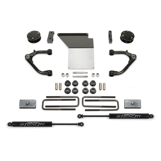 Fabtech 3" UNIBALL UCA SYS W/ STEALT 14-18 GM C/K1500 P/U W/ OE ALM OR STMP STL UCA K1071M
