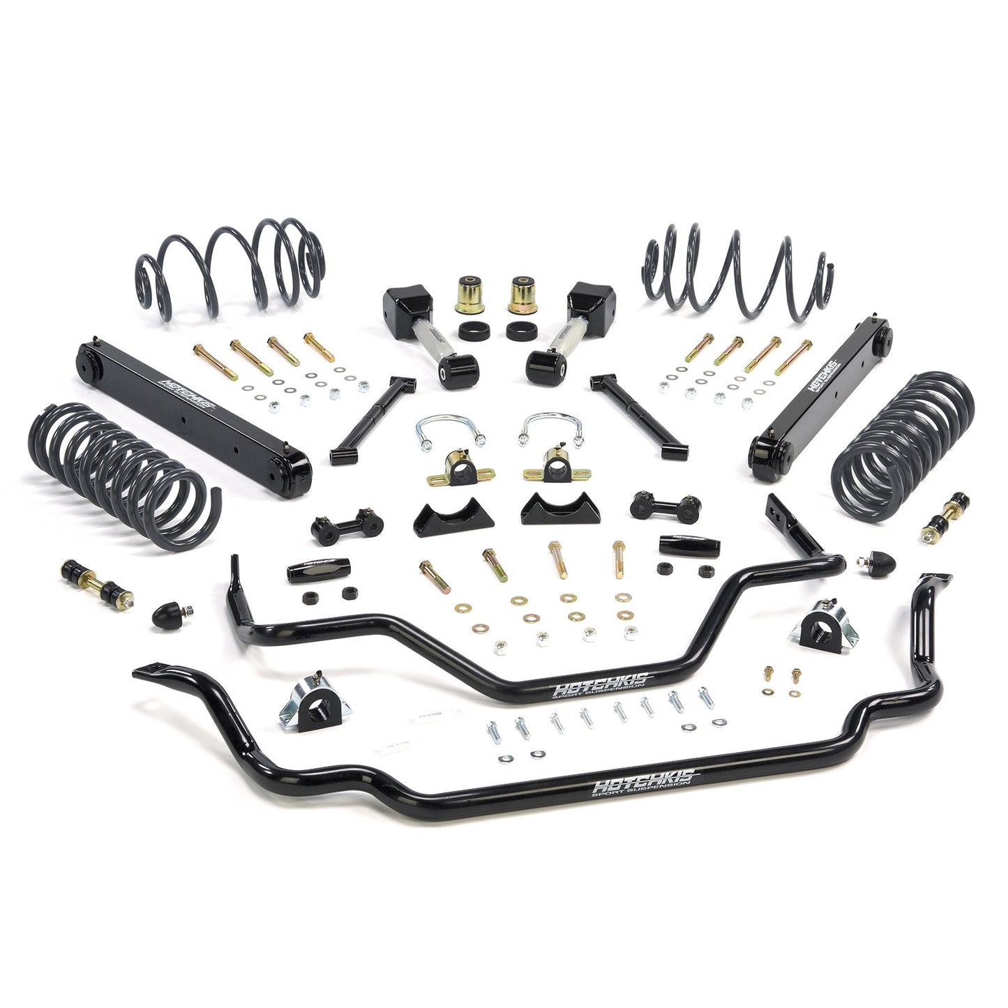 Hotchkis Sport Suspension HP TVS Kit Extreme This kit lowers the vehicle an avg of 1 in. from original factory ride height. 89001