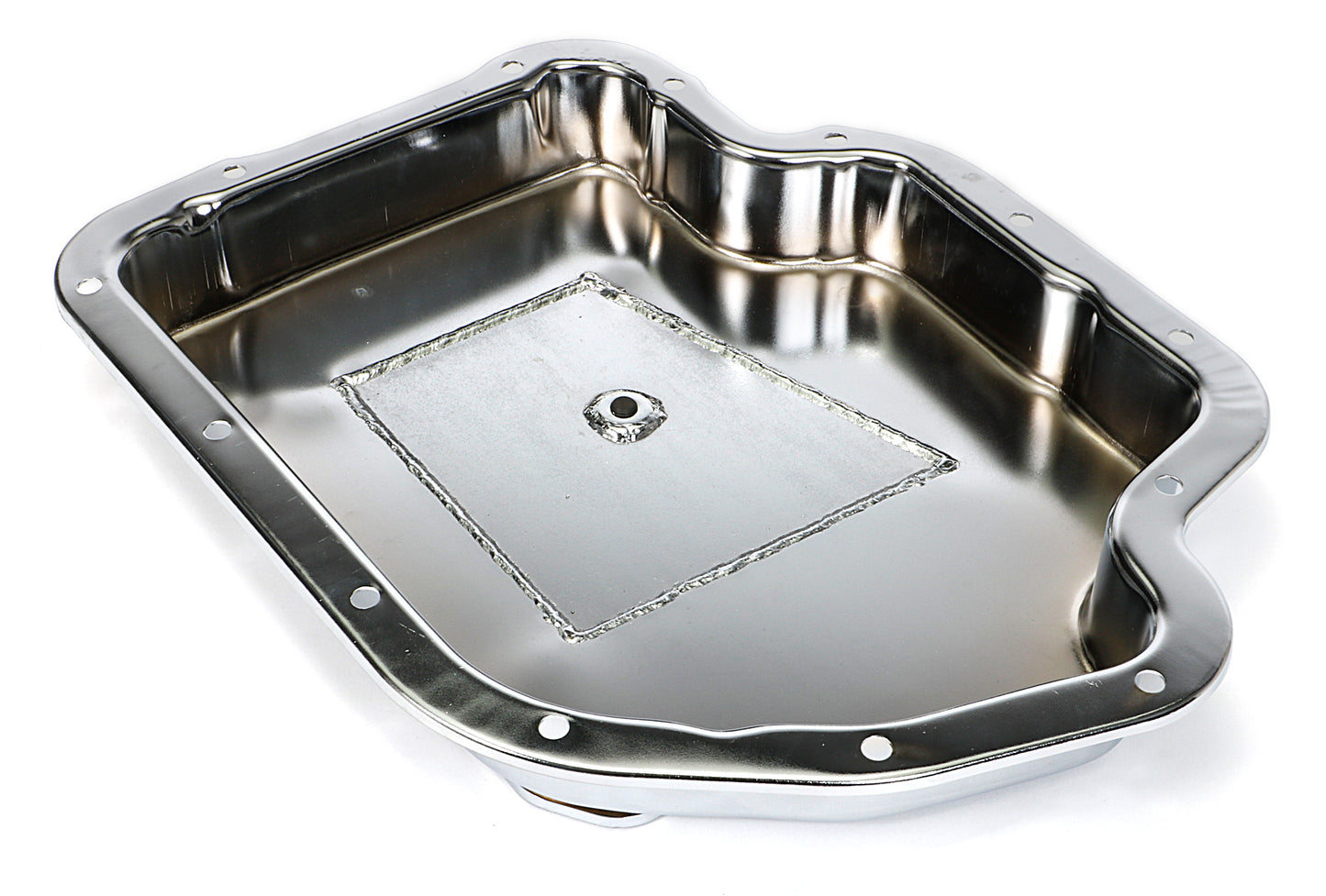 Trans-Dapt Performance Gm Turbo 400 Slam-Guard Armored Transmission Pan (Stock Capacity)- Chrome 8922