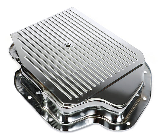 Trans-Dapt Performance Gm Turbo 400 Slam-Guard Armored Transmission Pan (Stock Capacity)- Chrome 8922