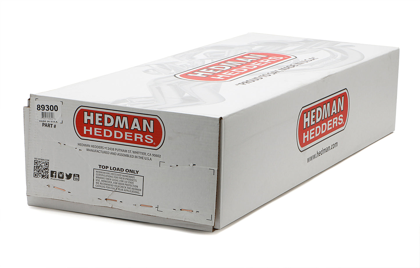 Hedman Hedders STANDARD UNCOATED HEADERS; 1-1/2 IN. TUBE DIA.; 2-1/2 IN. COLL.; FULL LENGTH DESIGN 89300