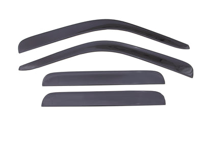 Auto Ventshade 894017 Low Profile Dark Smoke Ventvisor Side Window Deflector 4-Piece Set For 1999-2016 Ford F-250 F-350 To F-550 Super Duty With SuperCrew Cab